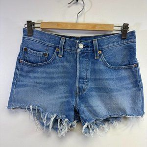 Levi's 501 Denim Cut-Off Shorts, Size 26